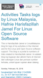 Mobile Screenshot of linuxmalaysia.harisfazillah.info